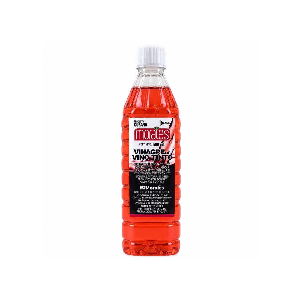 Vinagre de vino tinto Morales (500 ml) - Imagen 1