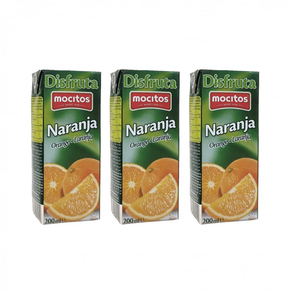 Néctar de naranja Mocitos (3 x 200 ml) - Imagen 1