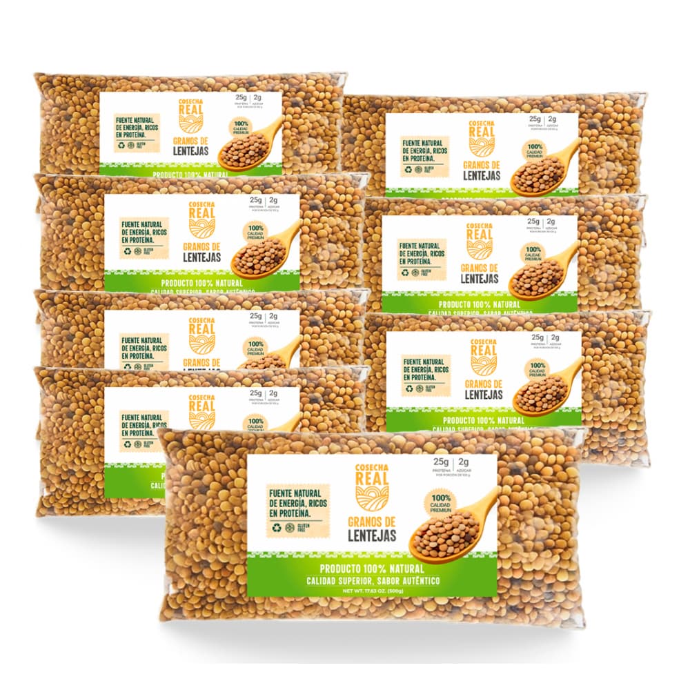 Lentejas Cosecha Real (8 x 500 g / 1.1 lb) - Imagen 1