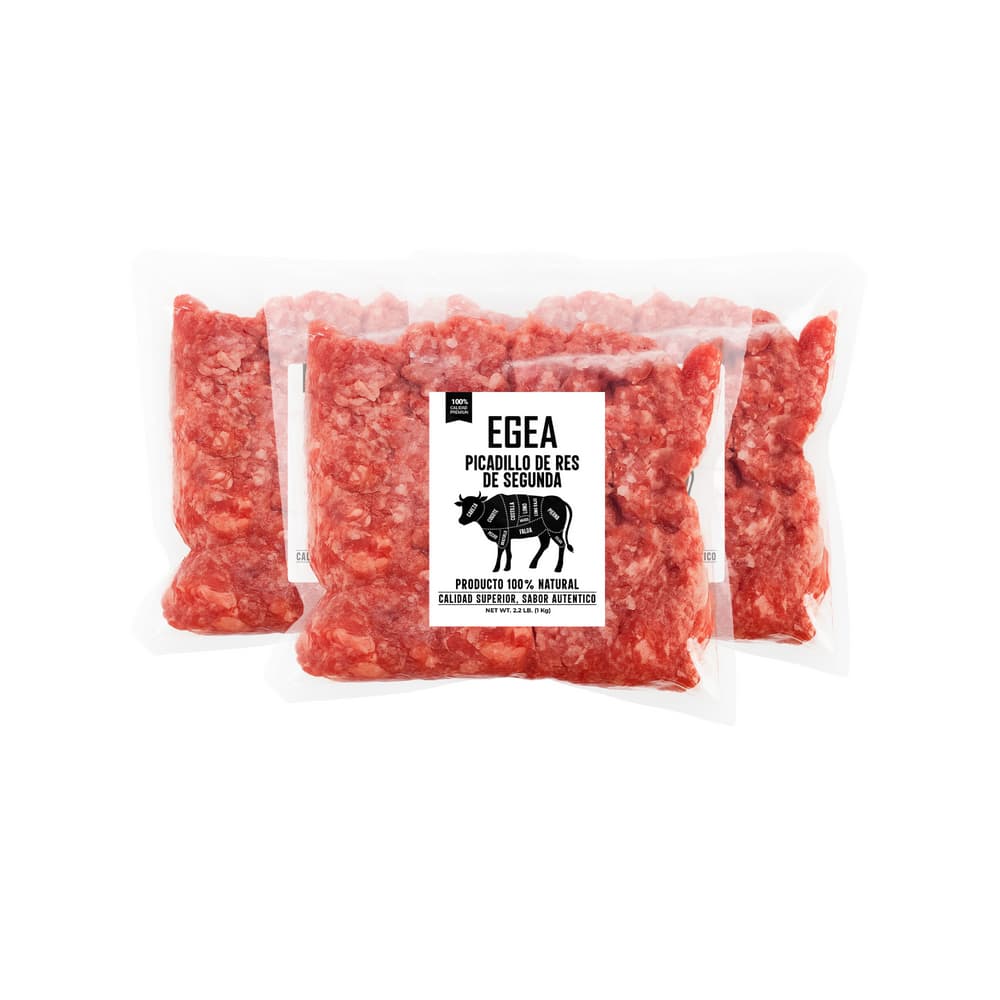 Picadillo de res de segunda EGEA (3 x 1 kg / 2.2 lb) - Imagen 1