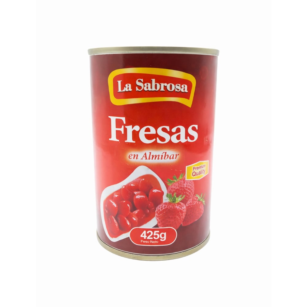 Fresas en almíbar La Sabrosa (425 g / 14.99 oz) - Imagen 1