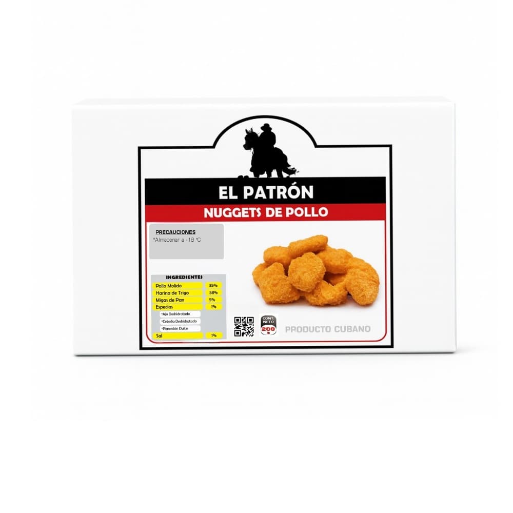 Nuggets de pollo El Patrón (200 g / 7.05 oz) - Imagen 1