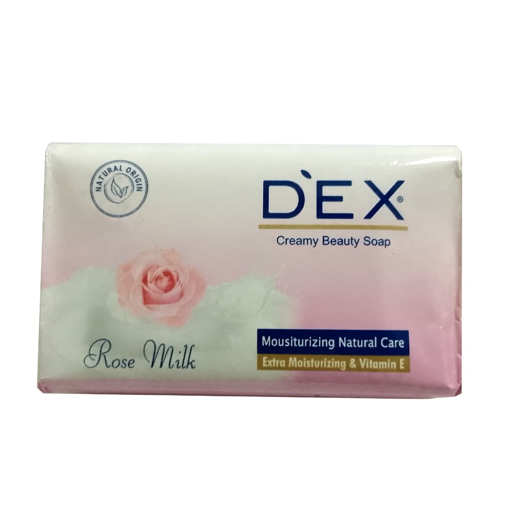 Jabón de tocador rosa y leche Dex (90 g / 3.17 oz) - Imagen 1