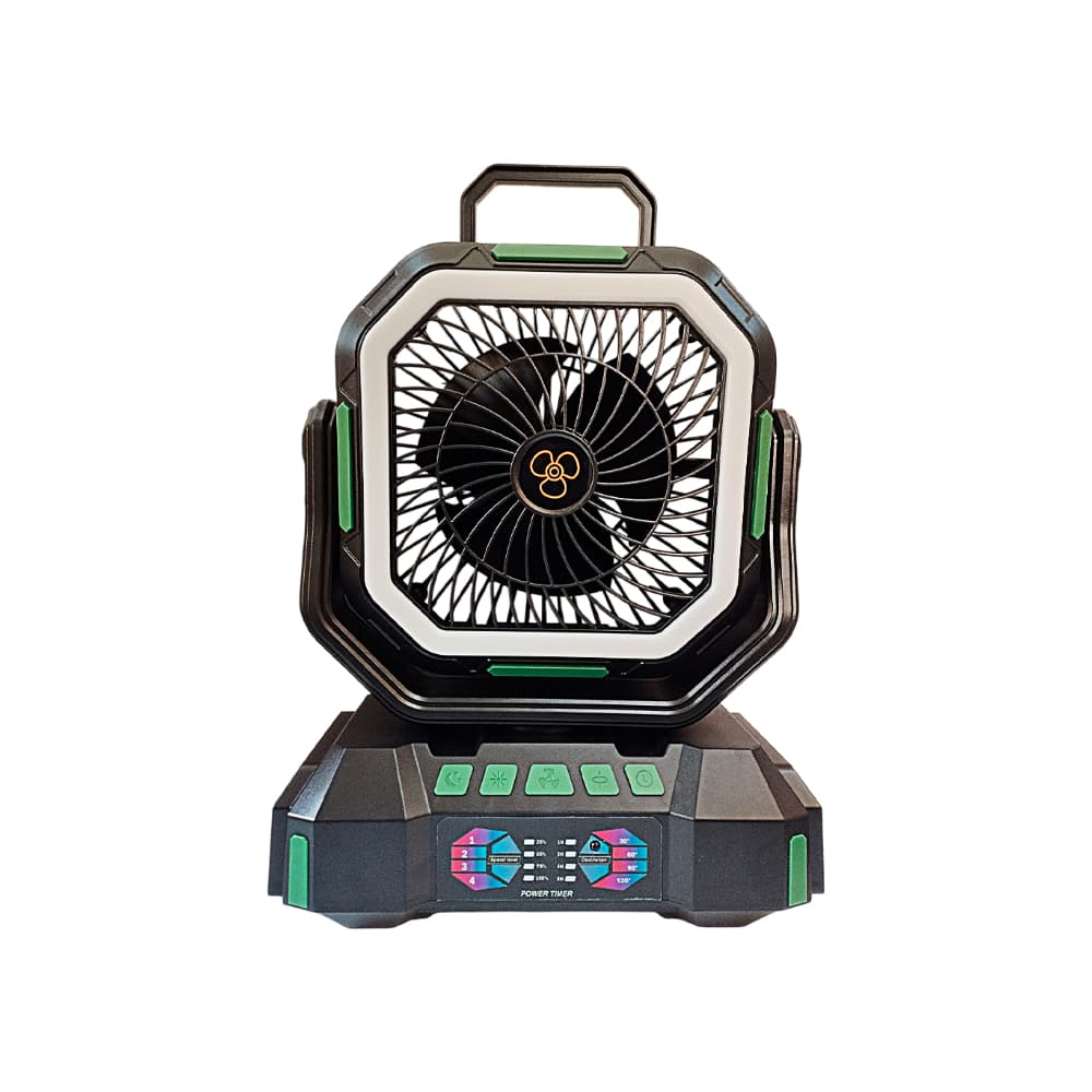 Ventilador portátil recargable con linterna LED 40000 mAh PDL LMC F22 - Imagen 1