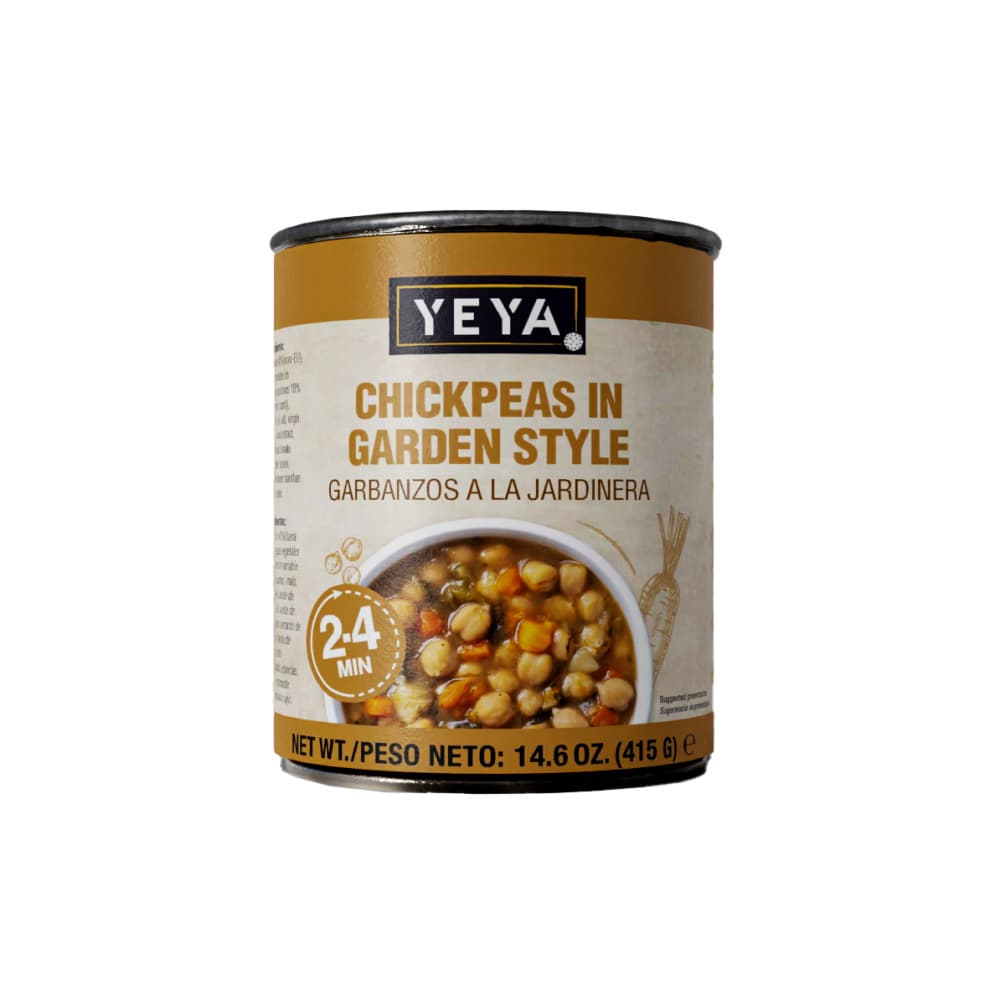 Garbanzos a la jardinera YEYA (415 g / 14.6 oz) - Imagen 1