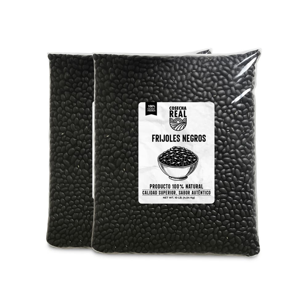 Frijoles negros Cosecha Real (2 x 4.54 kg / 10 lb) - Imagen 1