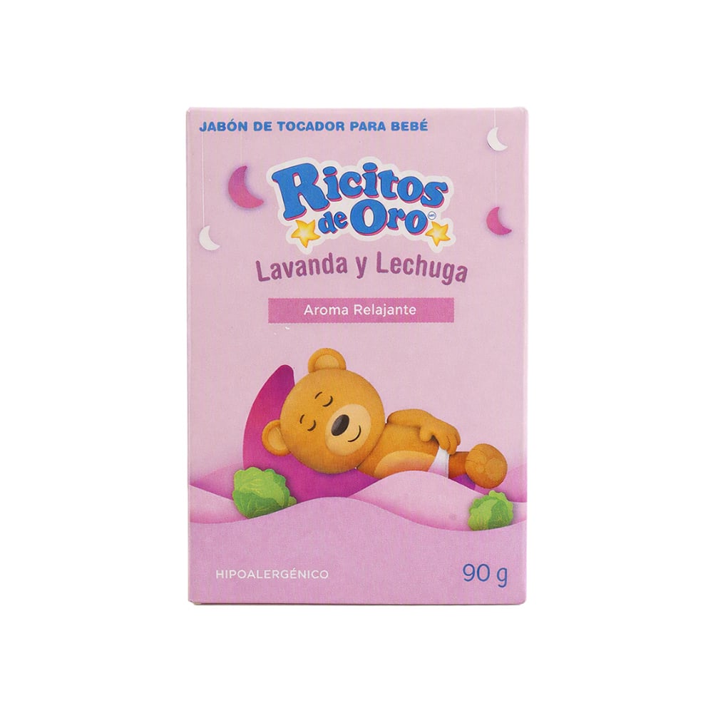 Jabón de tocador para bebé de lavanda y lechuga Ricitos de Oro (90 g / 3.17 oz) - Imagen 1
