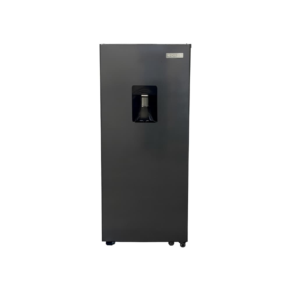 Refrigerador de 7.6 pies cúbicos con dispensador de agua de color gris Royal RF76DG - Imagen 1