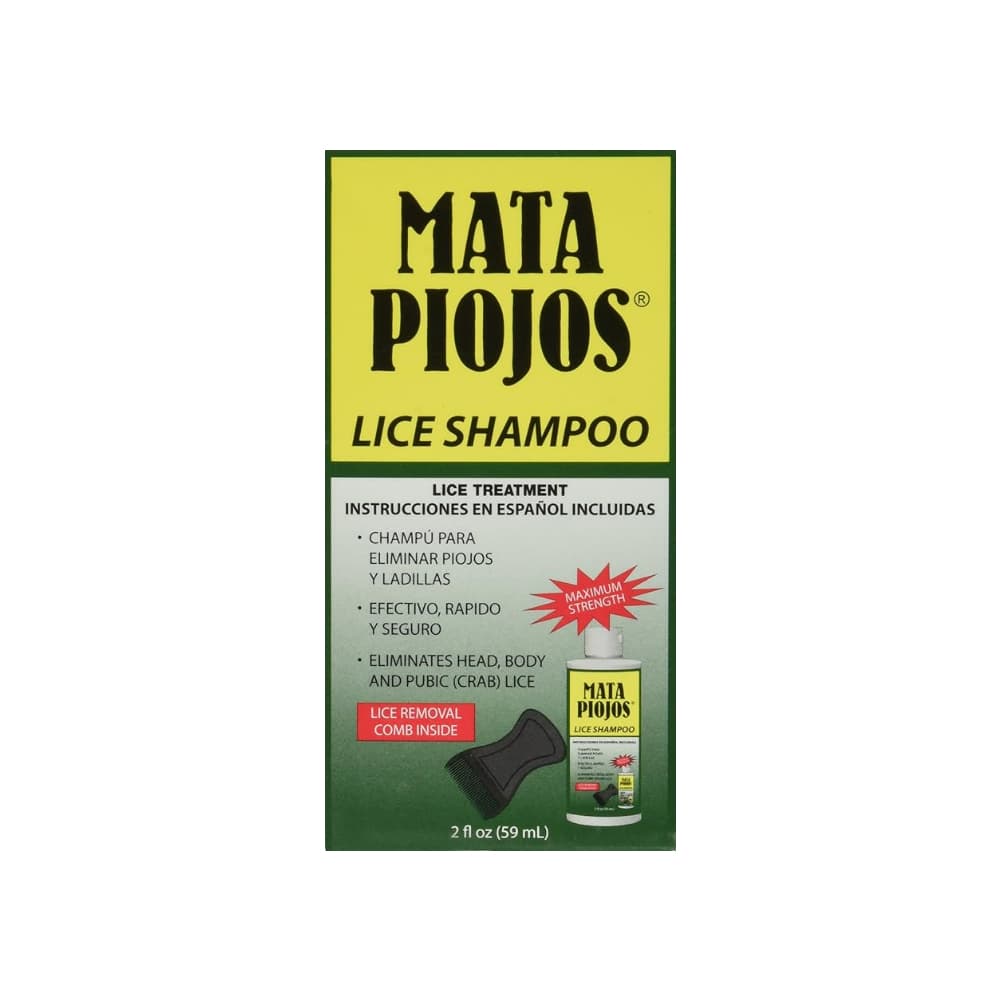 Champú antipiojos con peine Mata Piojos (59 ml / 2 Fl oz) - Imagen 1