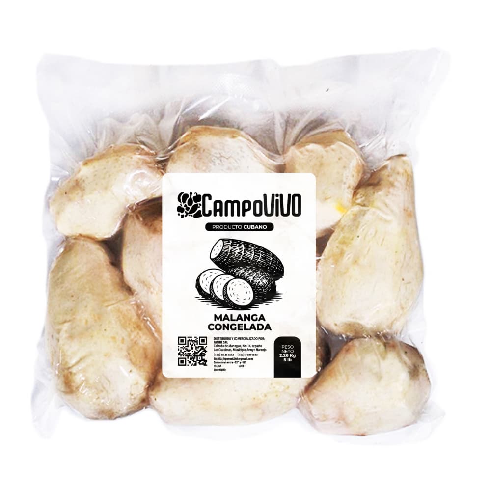 Malanga congelada Campo Vivo (2.26 kg / 5 lb) - Imagen 1
