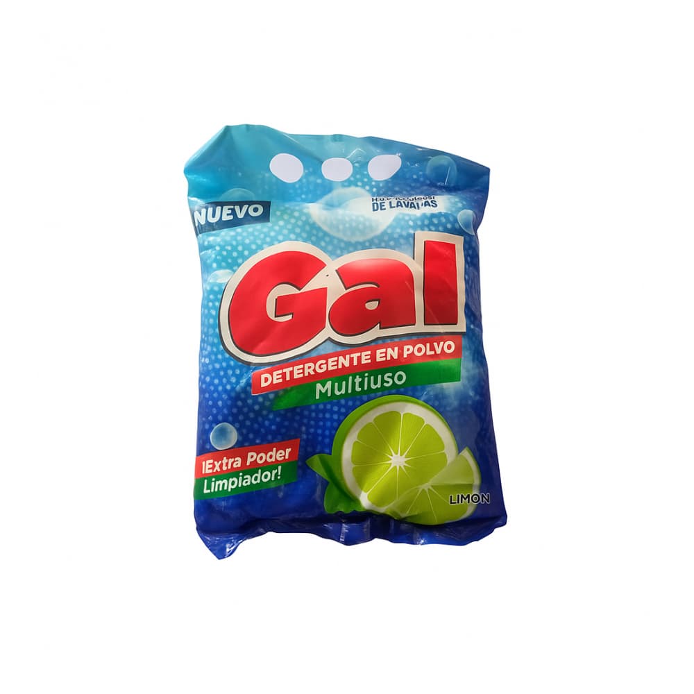 Detergente en polvo multiusos limón Gal (1 kg / 2.2 lb) - Imagen 1