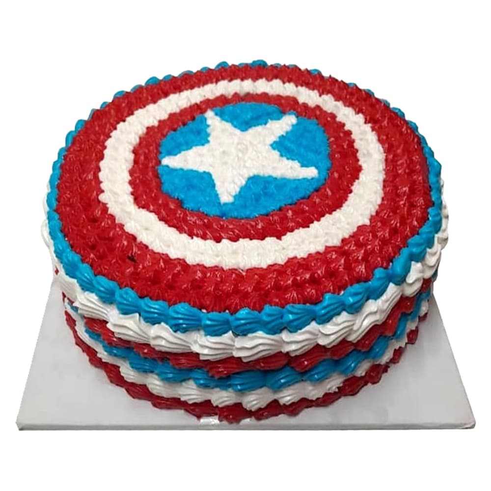 Cake Capitán América Dulcecito (15 personas) - Imagen 1