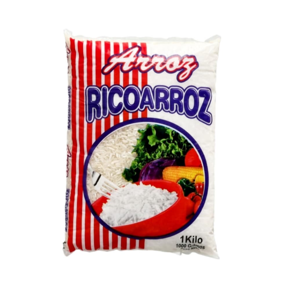 Arroz blanco Ricoarroz (1 kg / 2.2 lb) - Imagen 1