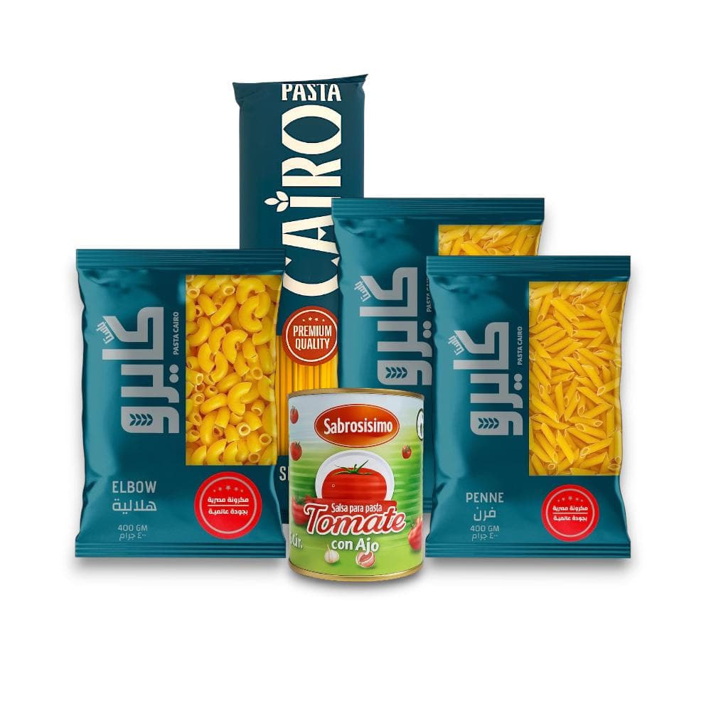 Pastas variadas + salsa de tomate condimentada para pasta - Imagen 1