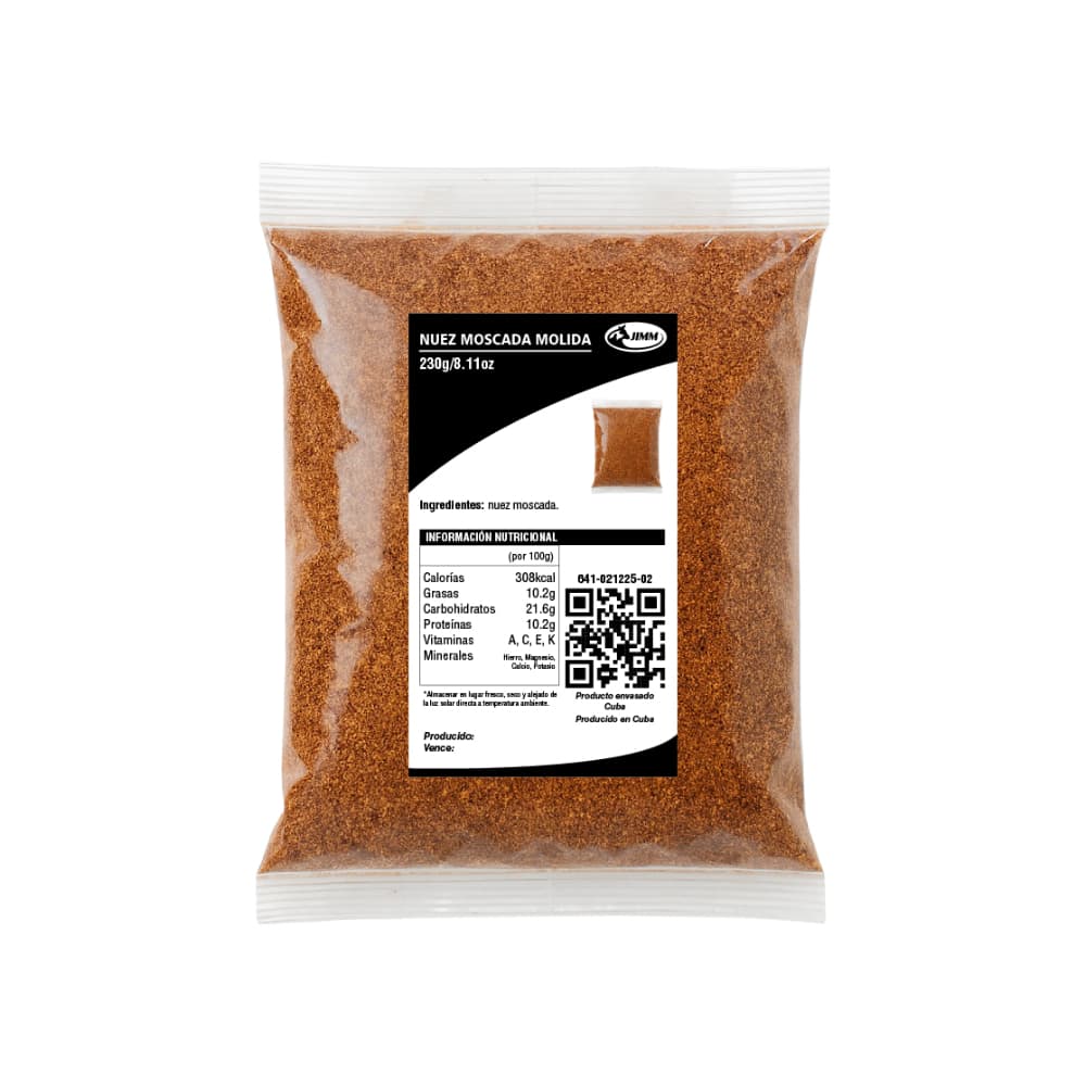 Nuez moscada molida Jimm (230 g / 8.11 oz) - Imagen 1