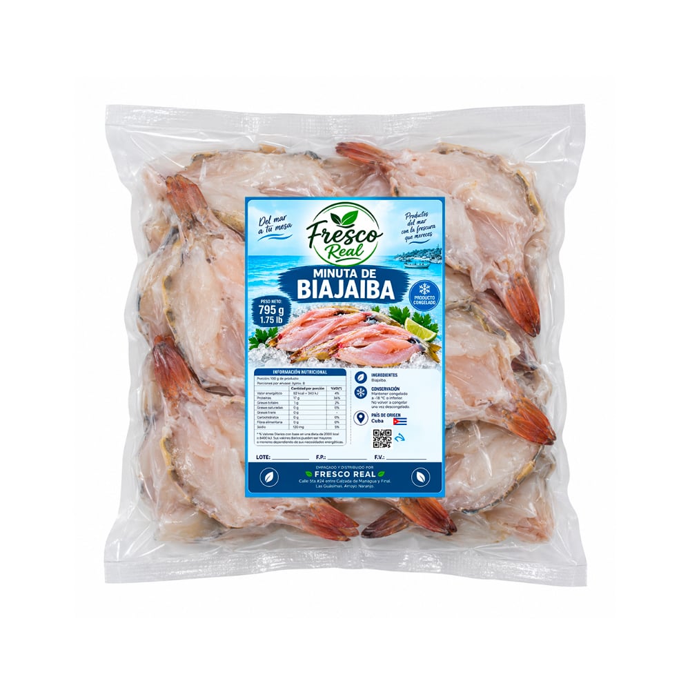 Minutas de biajaiba Fresco Real (795 g / 1.75 lb) - Imagen 1