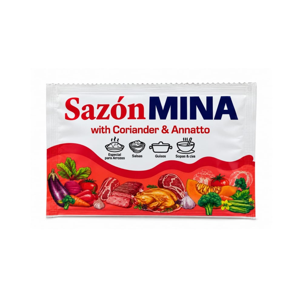 Sazón cilantro y achiote Mina (5 g) - Imagen 1