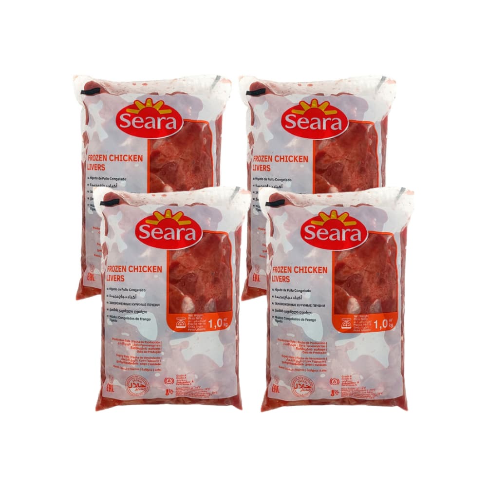 Hígado de pollo Seara (4 x 1 kg / 2.2 lb) - Imagen 1