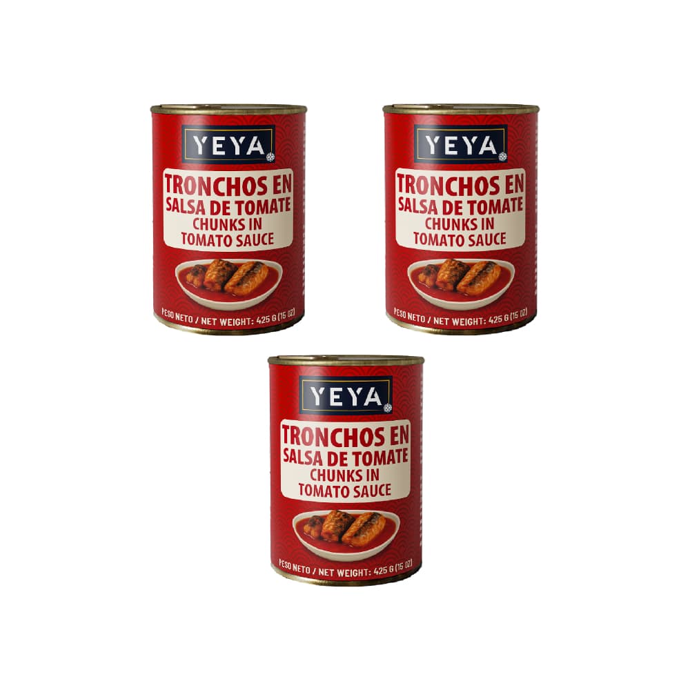 Tronchos en salsa de tomate YEYA (3 X 425 g / 15 oz) - Imagen 1