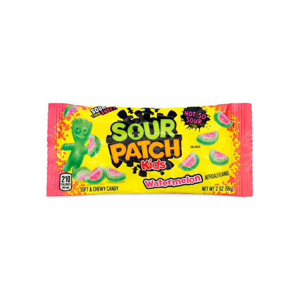 Caramelo suave y masticable de melón Sour Patch (56 g / 2 oz) - Imagen 1