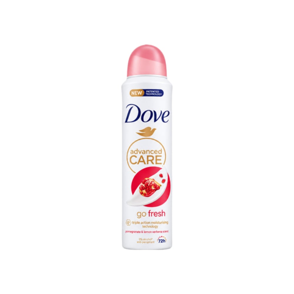 Desodorante en spray aroma a granada Go Fresh Dove (150 ml) - Imagen 1