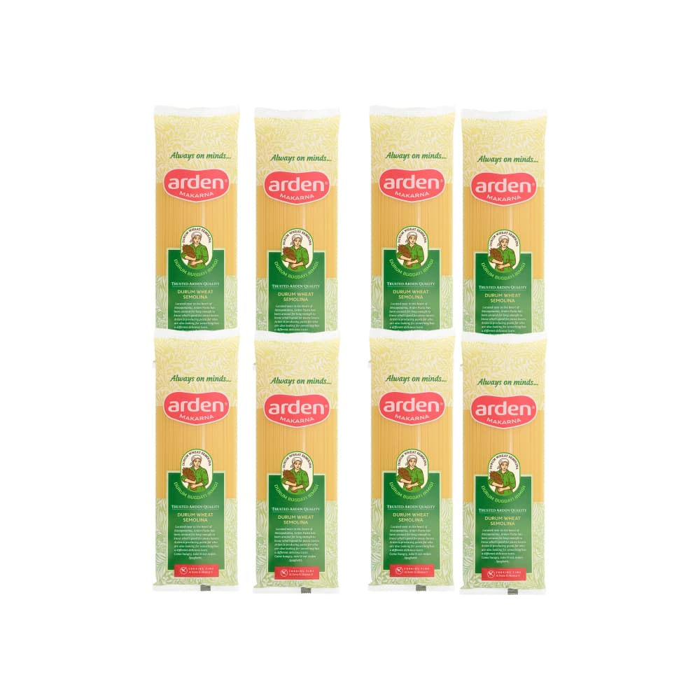 Espaguetis de sémola de trigo duro Arden Makarna (8 x 500 g / 1.1 lb) - Imagen 1