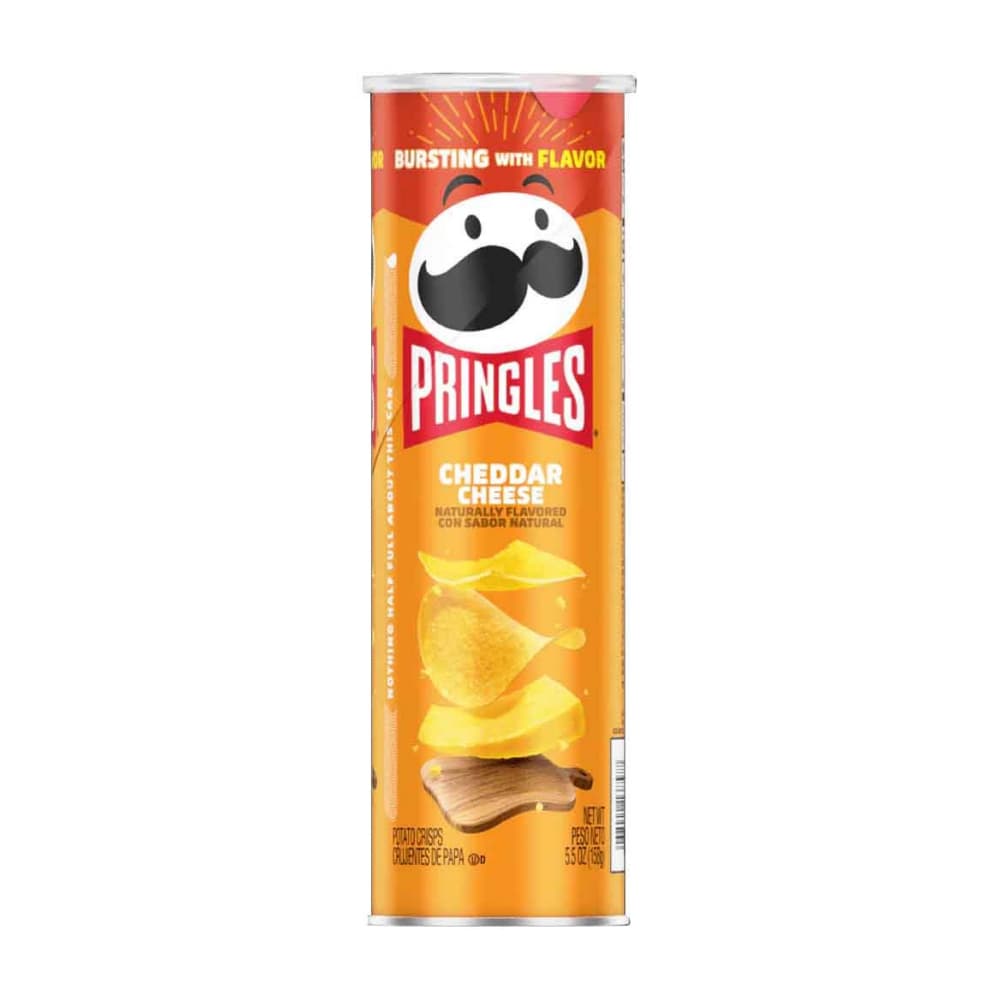 Papas sabor queso cheddar Pringles (158 g / 5.57 oz) - Imagen 1