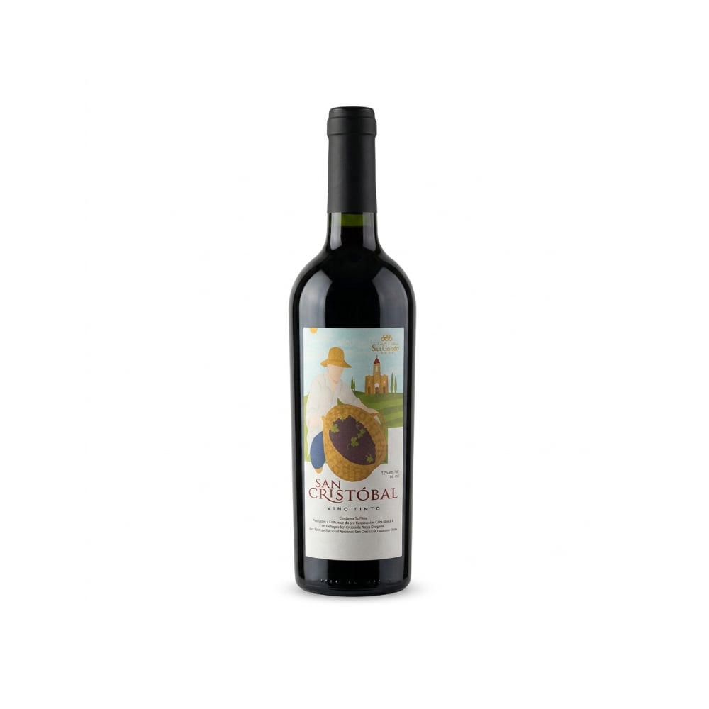 Vino tinto San Cristóbal (750 ml) - Imagen 1