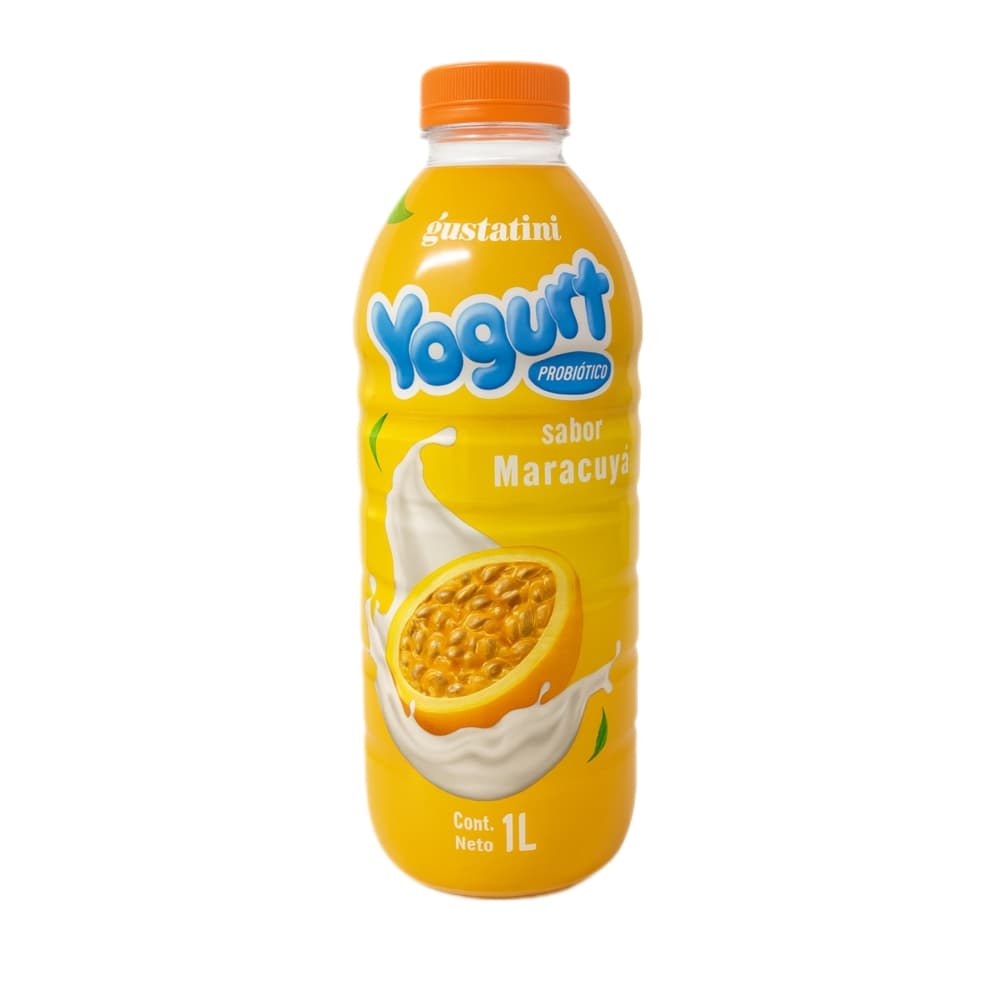 Yogurt de maracuyá Gustatini (1 L) - Imagen 1