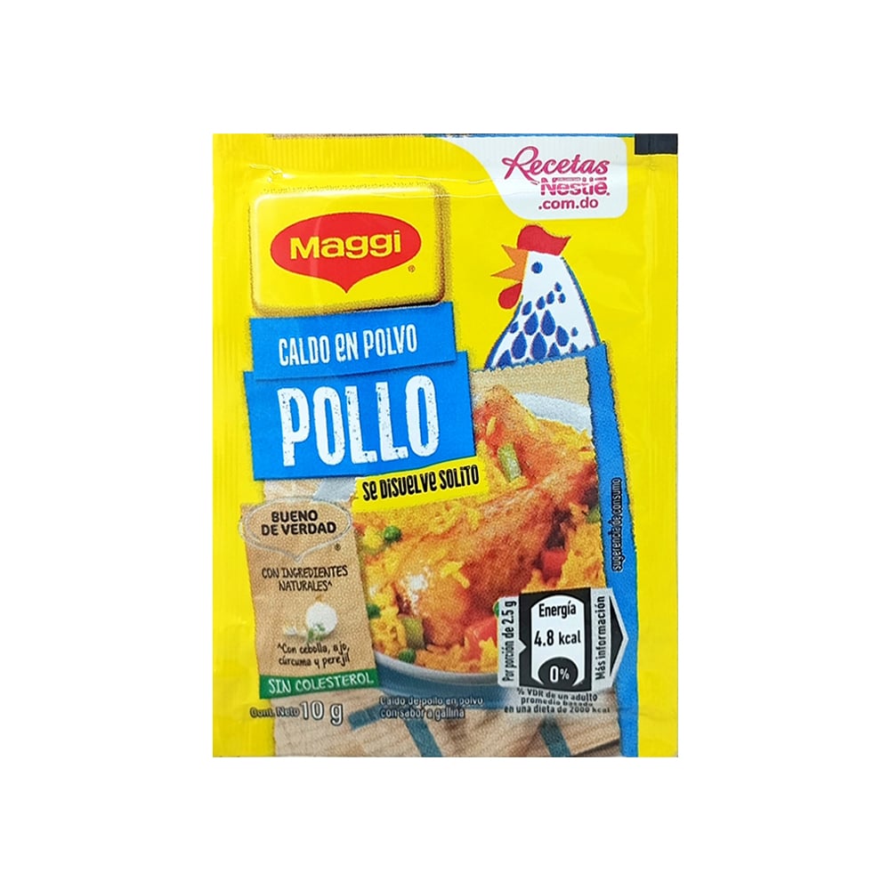 Caldo en polvo sabor pollo Maggi (10 g) - Imagen 1