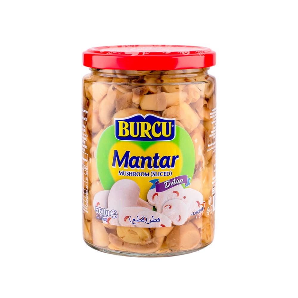 Champiñones en rodajas Burcu (560 g / 1.23 lb) - Imagen 1