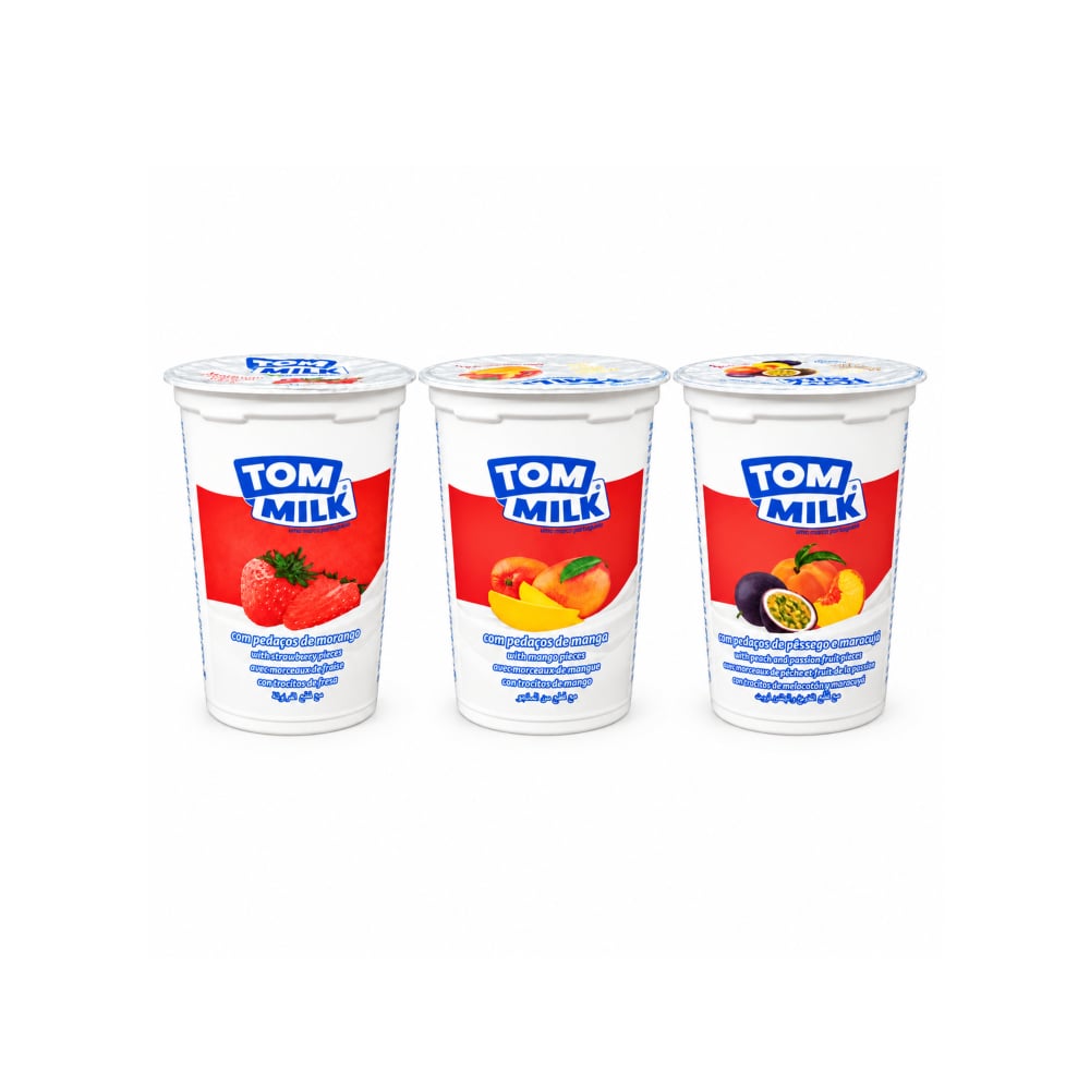 Combo mixto de yogures Tom Milk (3 x 500 g / 1.10 lb) - Imagen 1