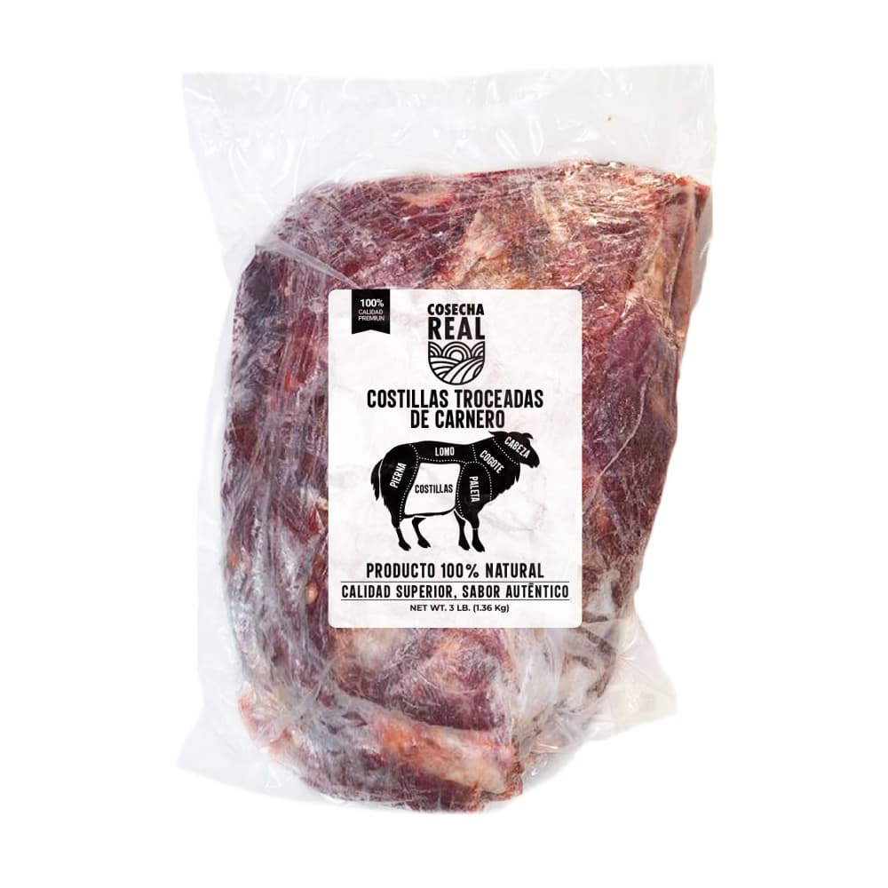 Costillas troceadas de carnero Cosecha Real (1.36 kg / 3 lb) - Imagen 1