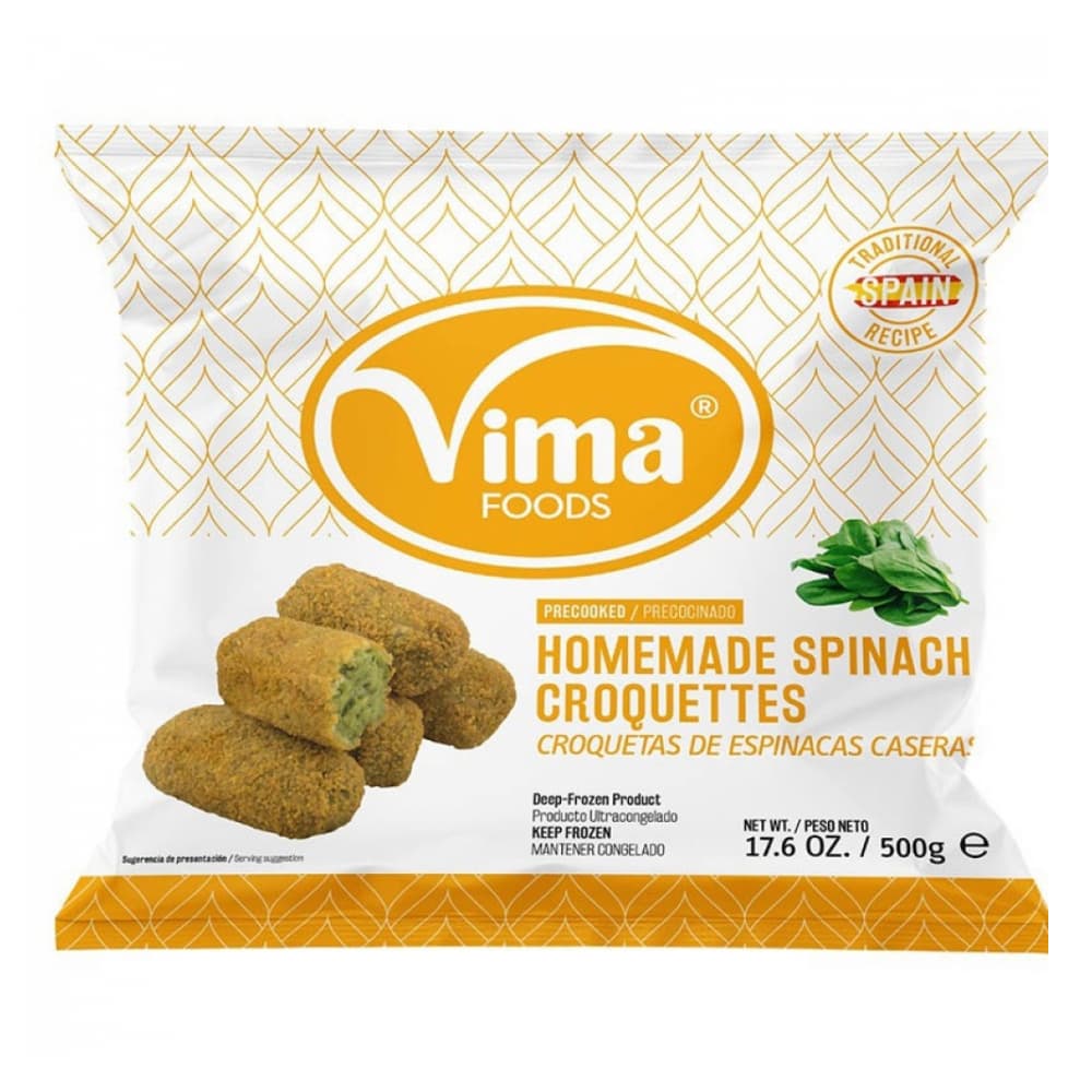 Croquetas de espinacas caseras Vima Foods (500 g / 1.1 lb) - Imagen 1