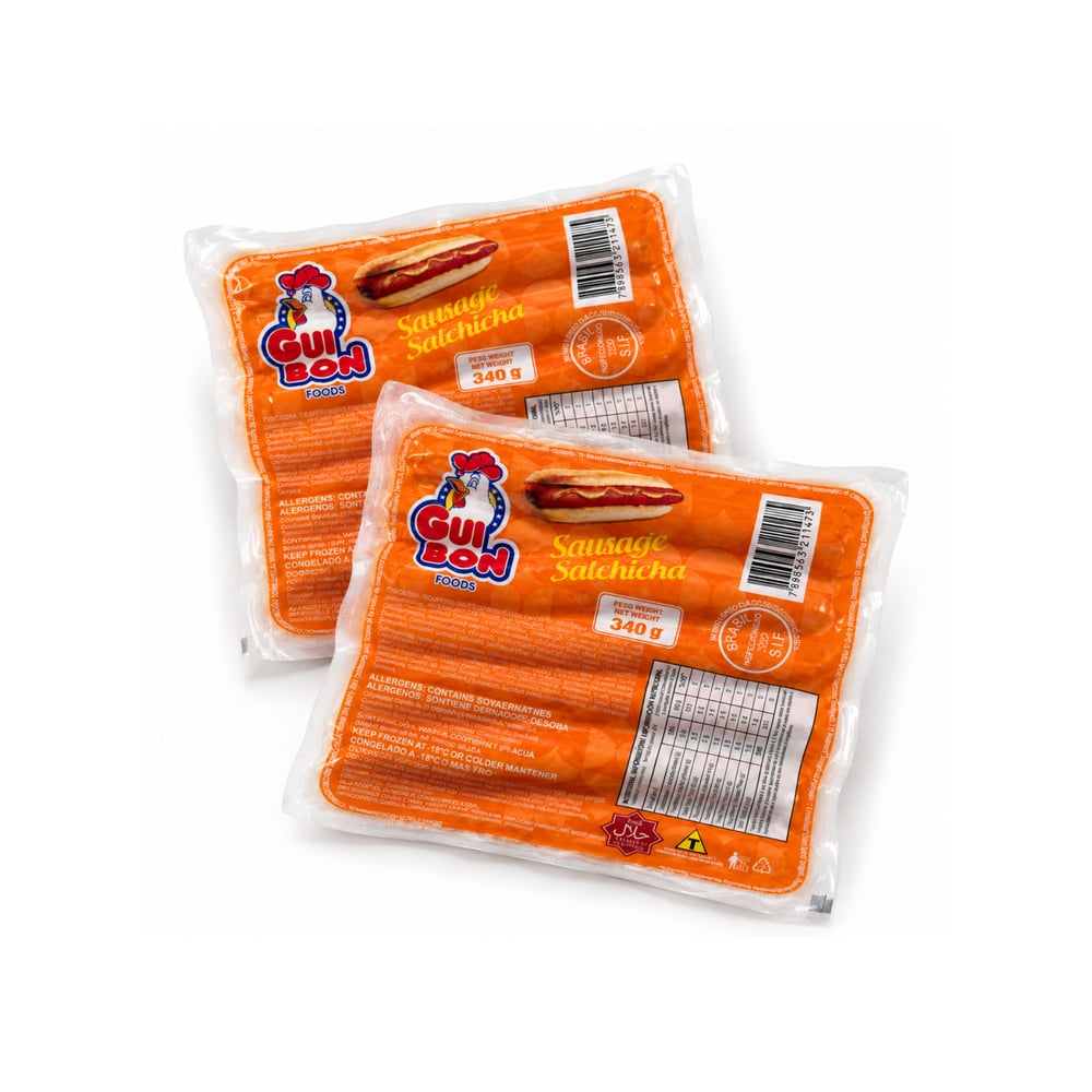 Salchichas de pollo Gui Bon Foods (2 x 340 g / 12 oz) - Imagen 1