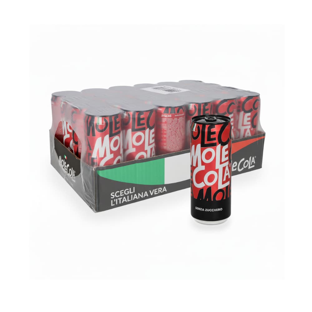 Caja de Refresco Senza Zucchero MoleCola (24 x 330 ml) - Imagen 1