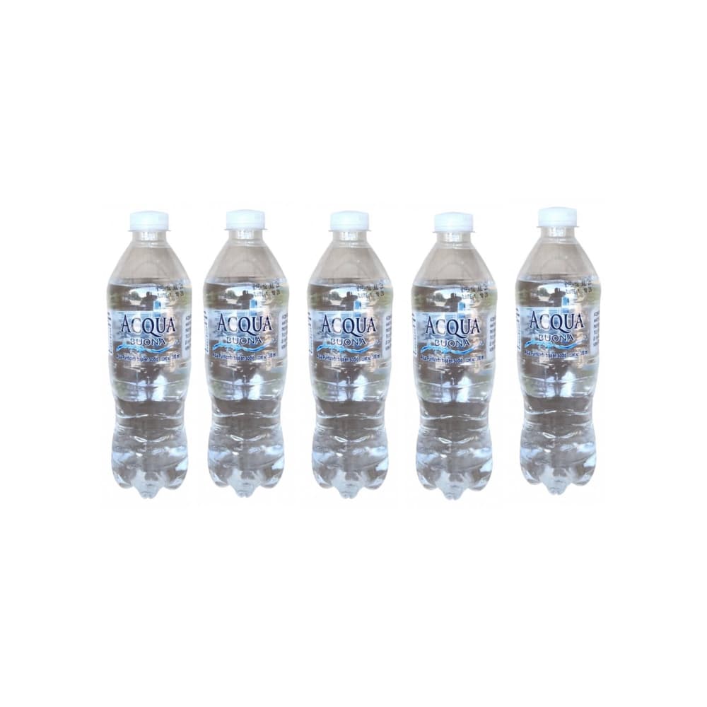Agua purificada baja en sodio Acqua Bouna (5 x 500 ml) - Imagen 1