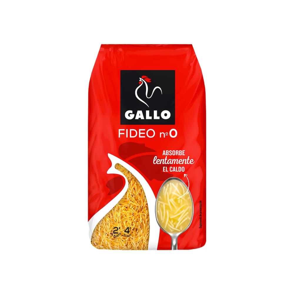 Fideo no. 0 Gallo (450 g / 15.87 oz) - Imagen 1