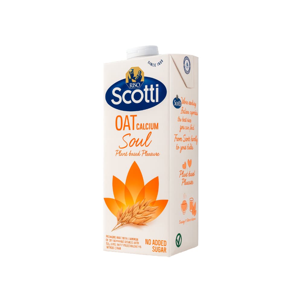 Bebida de avena con calcio Riso Scotti (1 L) - Imagen 1