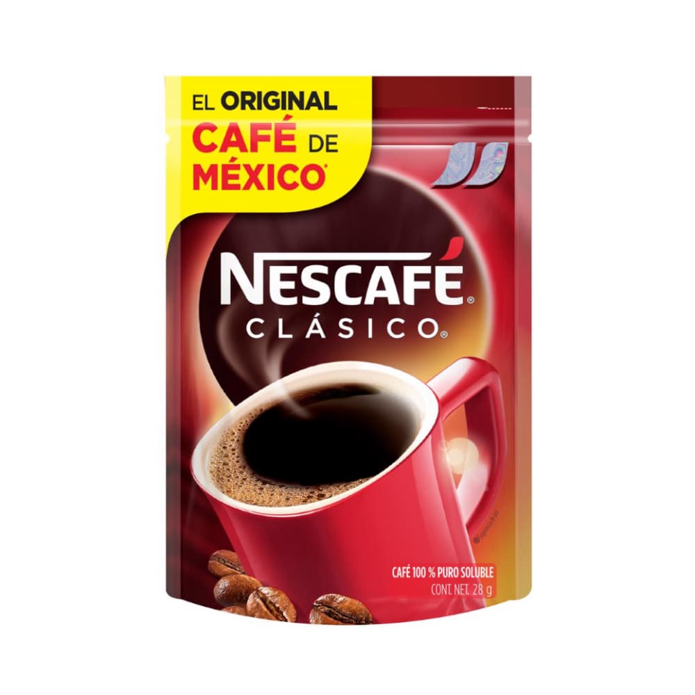 Café 100% puro soluble Nescafé (28 g) - Imagen 1