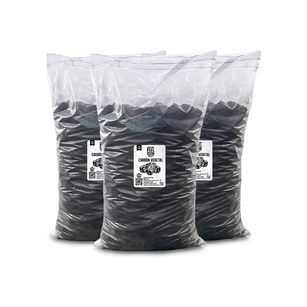 Carbón vegetal Cosecha Real (3 x 3 kg / 6.6 lb) - Imagen 1