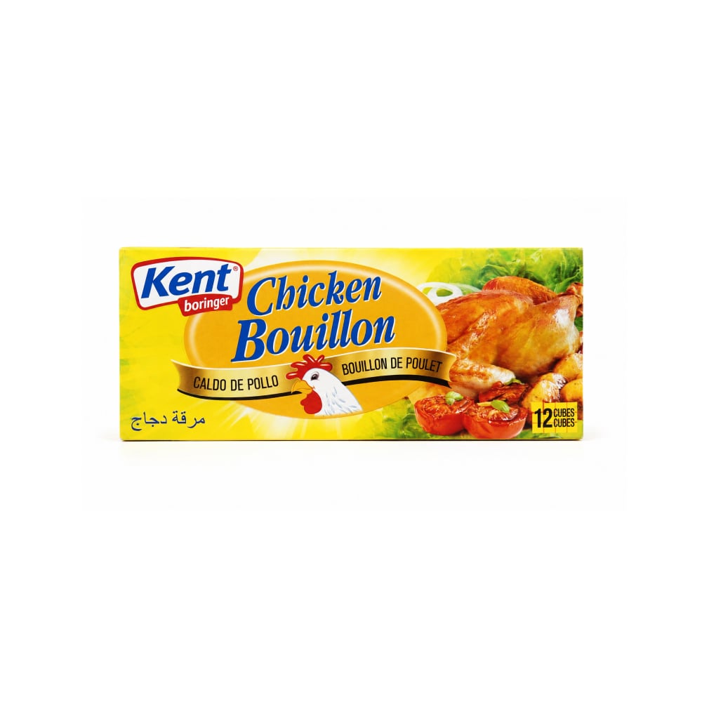 Cuadritos de caldo sabor a pollo Kent Boringer (120 g / 4.23 oz) - Imagen 1