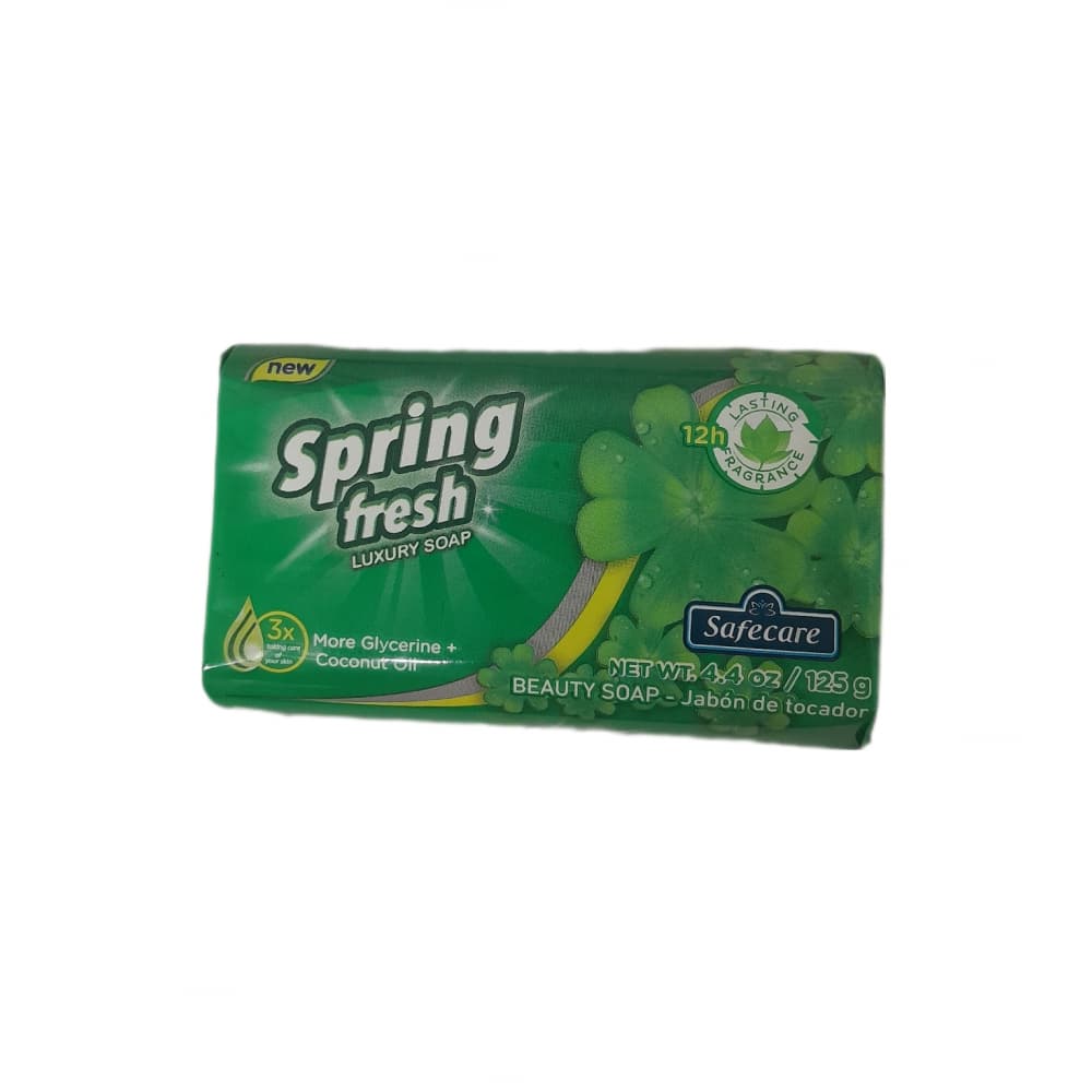 Jabón de tocador primavera fresca Safecare (125 g / 4.4 oz) - Imagen 1