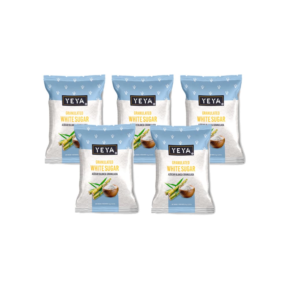 Azúcar blanca granulada Yeya (5 x 1 kg / 2.2 lb) - Imagen 1