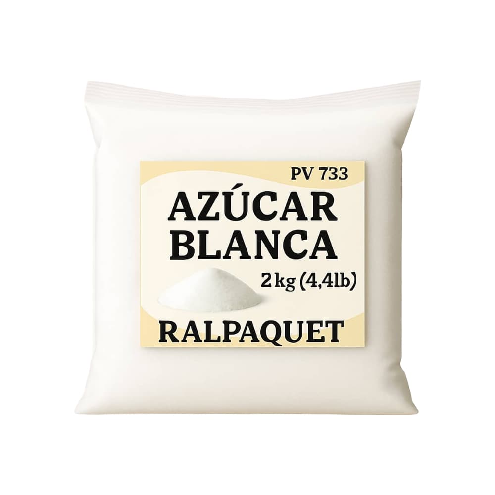 Azúcar blanca Ralpaquet (2 kg / 4.4 lb) - Imagen 1
