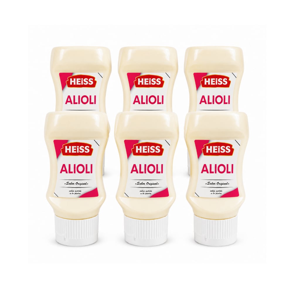Mayonesa Alioli Heiss (6 x 260 g / 9.7 oz) - Imagen 1