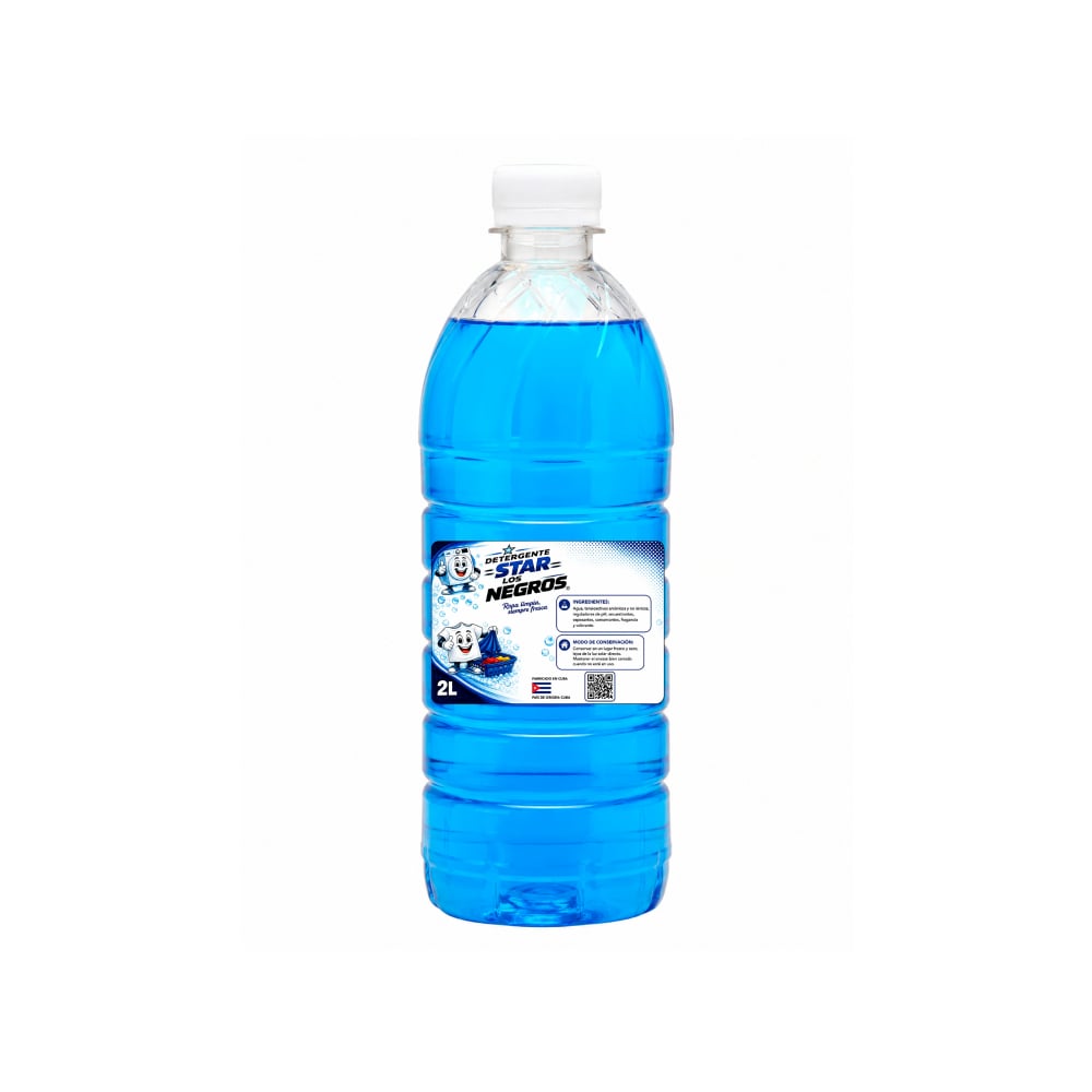 Detergente líquido para ropa Star Los Negros (1 L) - Imagen 1