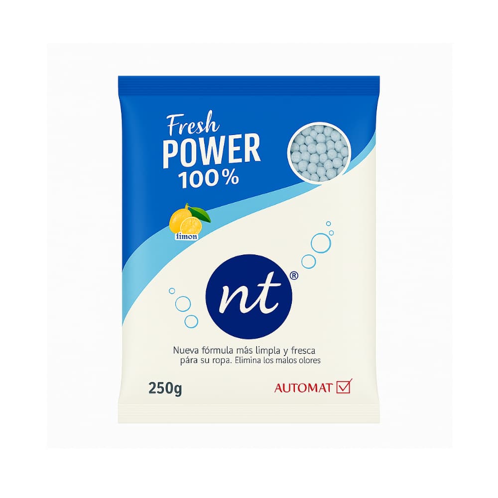 Detergente en polvo con aroma a limón Nt (250 g / 8.81 oz) - Imagen 1