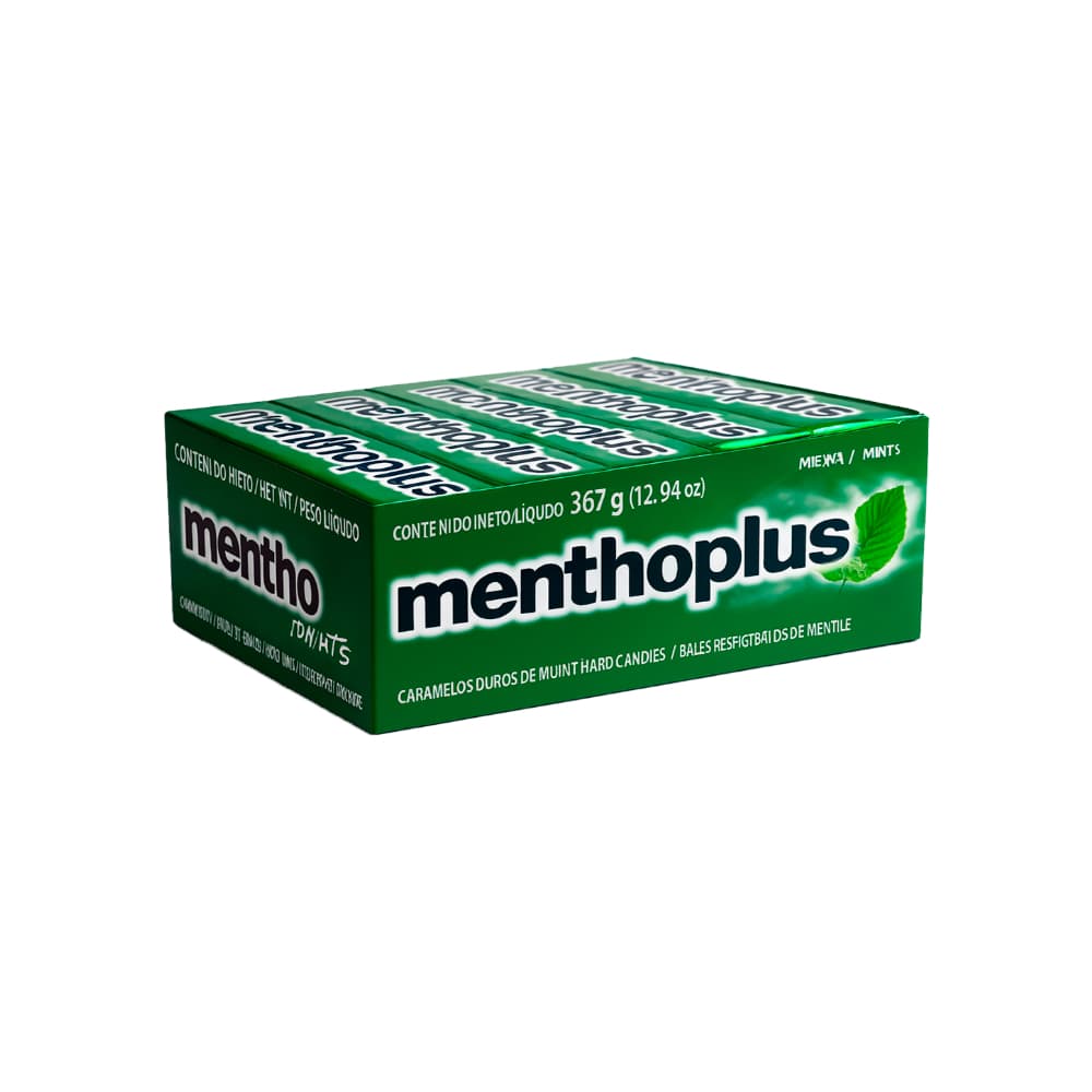 Caramelos duros sabor menta Menthoplus (12 x 30.6 g / 1.08 oz) - Imagen 1
