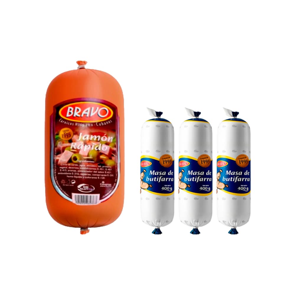 Jamón Rápido Bravo + Masa de butifarra Bravo - Imagen 1